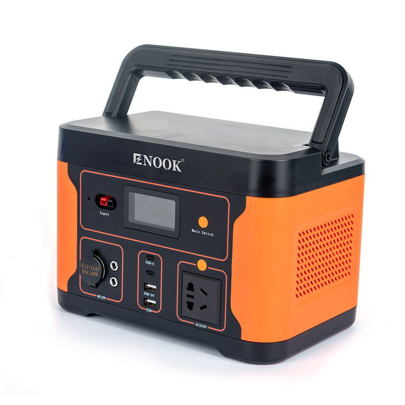 Portable 500W Home Energy Storage Battery Solar Charging Station LFP Battery Type