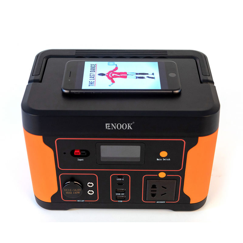 Portable 500W Home Energy Storage Battery Solar Charging Station LFP Battery Type