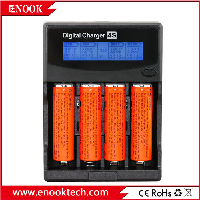 Smart 4 Slots AA AAA Battery Charger DC3.6V / 3.7V Rechargeable Battery Charger