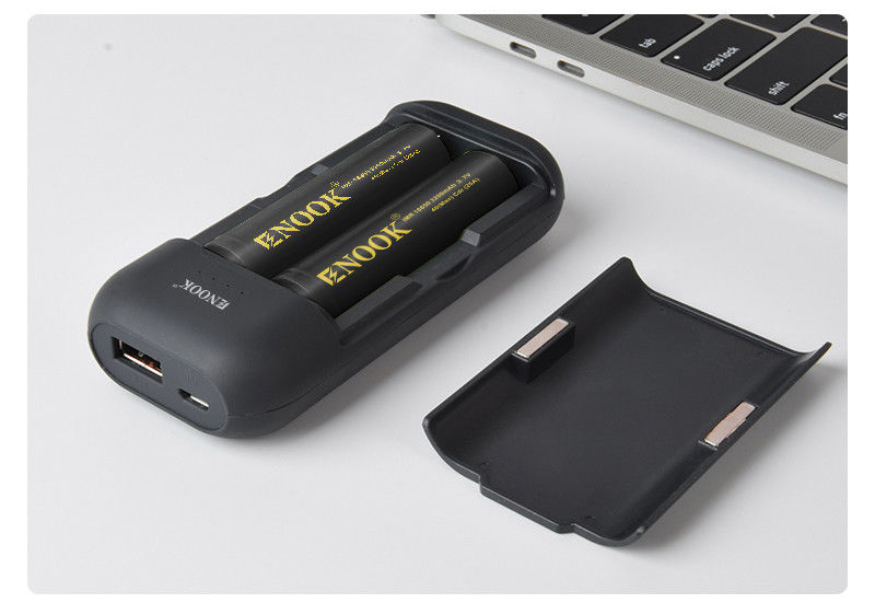 Removable 18650 21700 Lithium Ion Battery Charger Type C Fast Charging Power Bank
