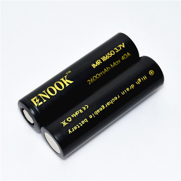Enook high discharge rate 18650 globe battery enook 18650 2600mAh 40A 18650 lithium ion battery