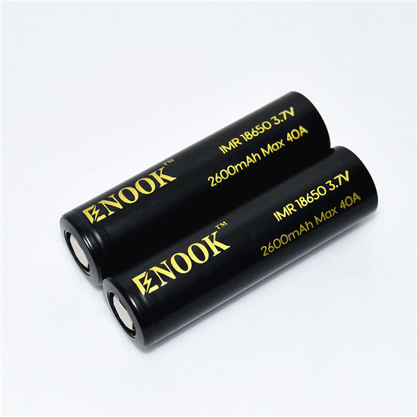 Enook high discharge rate 18650 globe battery enook 18650 2600mAh 40A 18650 lithium ion battery