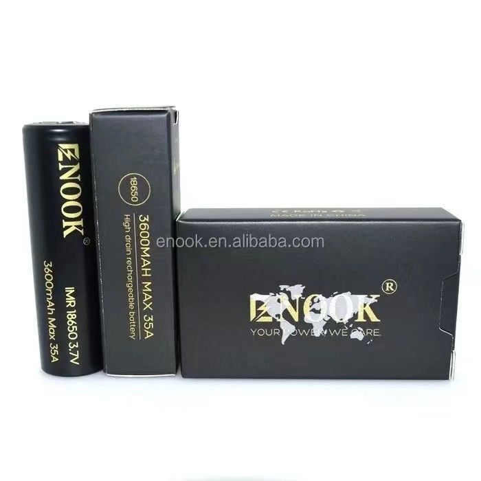 18650 Rechargeable Lithium Ion Battery Cell 3.7V 3600mAh Flat Top Type