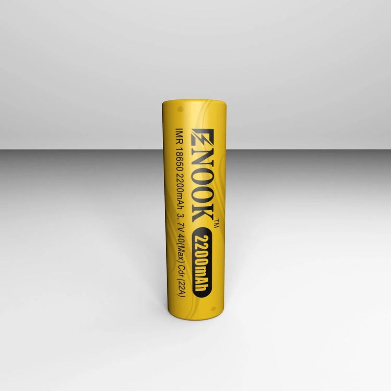 Doublepow Wholesale price 18650 3.7V 2200mah rechargeable battery cell 40A 3.7V mod 18650 yellow li-ion battery