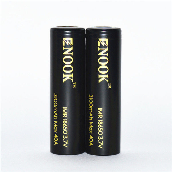 3100mAh 3.7V 18650 Button Top Li Ion Batteries 40A High Drain Rechargeable Battery