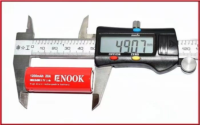 18490 1200mAh enook 20A 3.7v for electric bike 18490 rechargeable battery PK agm battery 12V
