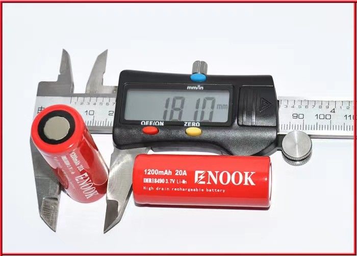 18490 1200mAh enook 20A 3.7v for electric bike 18490 rechargeable battery PK agm battery 12V