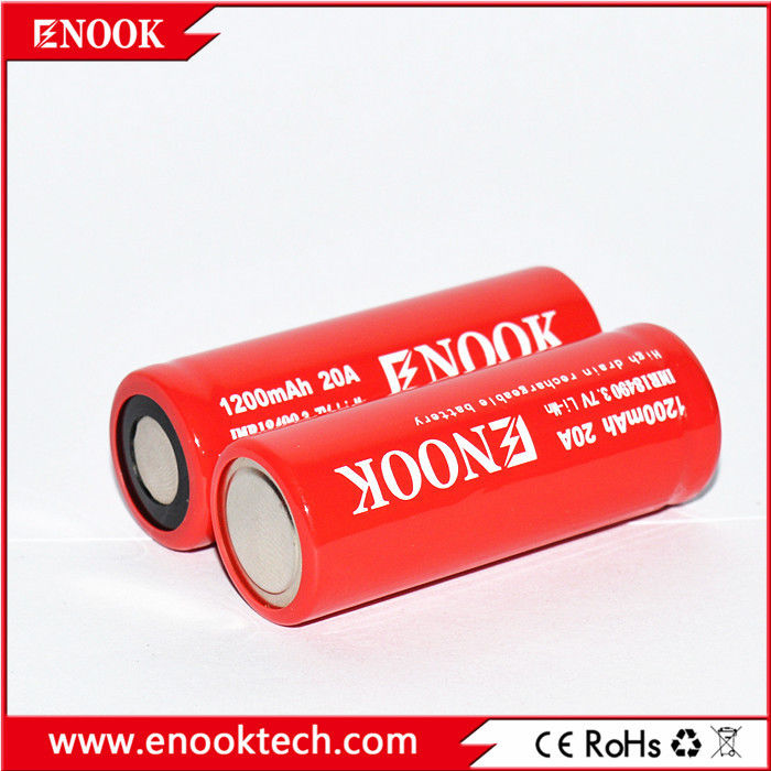 18490 1200mAh enook 20A 3.7v for electric bike 18490 rechargeable battery PK agm battery 12V