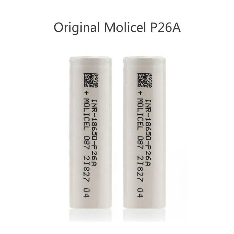 Wholesale High performance cell 3.7v I Molicel 3.7v 2600mah 18650 P26A Rechargeable Battery for Consumer Electronics