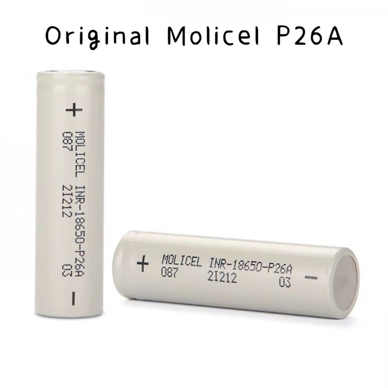 Wholesale High performance cell 3.7v I Molicel 3.7v 2600mah 18650 P26A Rechargeable Battery for Consumer Electronics