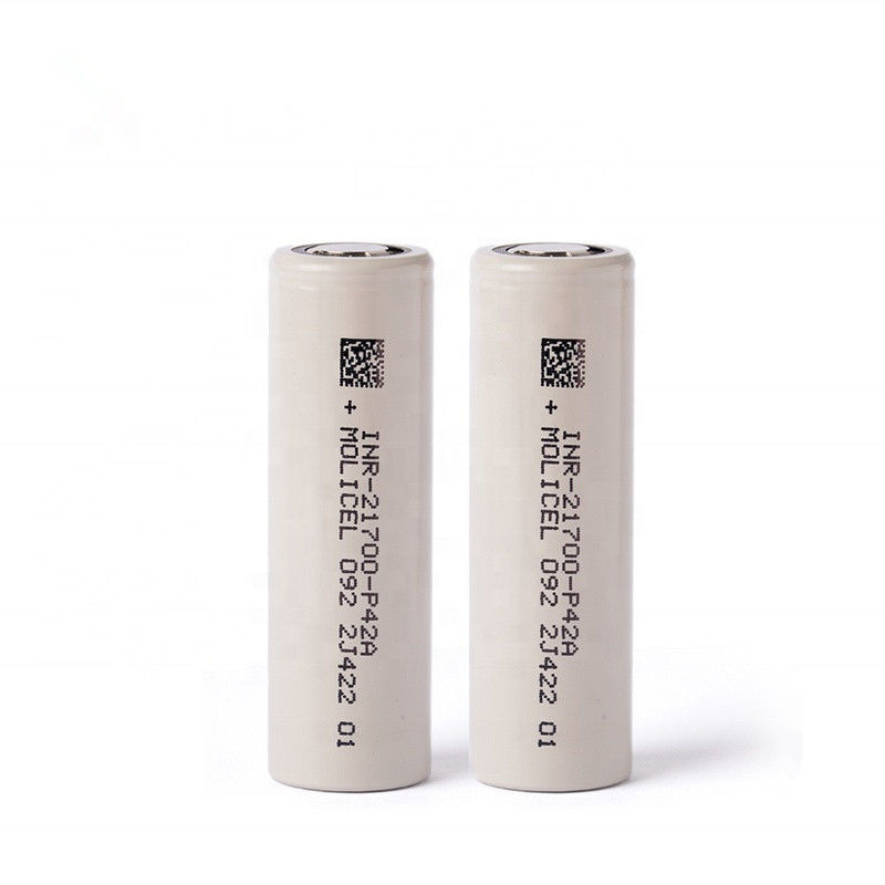Molicel P42A Lithium Ion Battery Cell 4200mAh 45A 3.7V 21700 Li Ion Battery