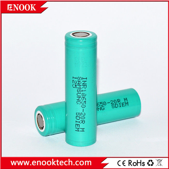 In stock 18650 samsung 20R 3.7v 2000mah 18650 Lithium Rechargeable Li-ion Battery For Battery Pack