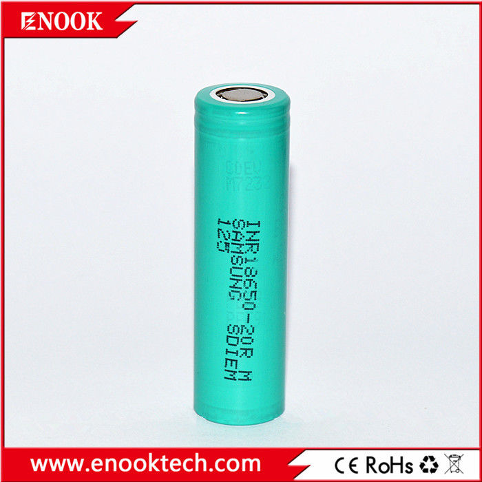 In stock 18650 samsung 20R 3.7v 2000mah 18650 Lithium Rechargeable Li-ion Battery For Battery Pack