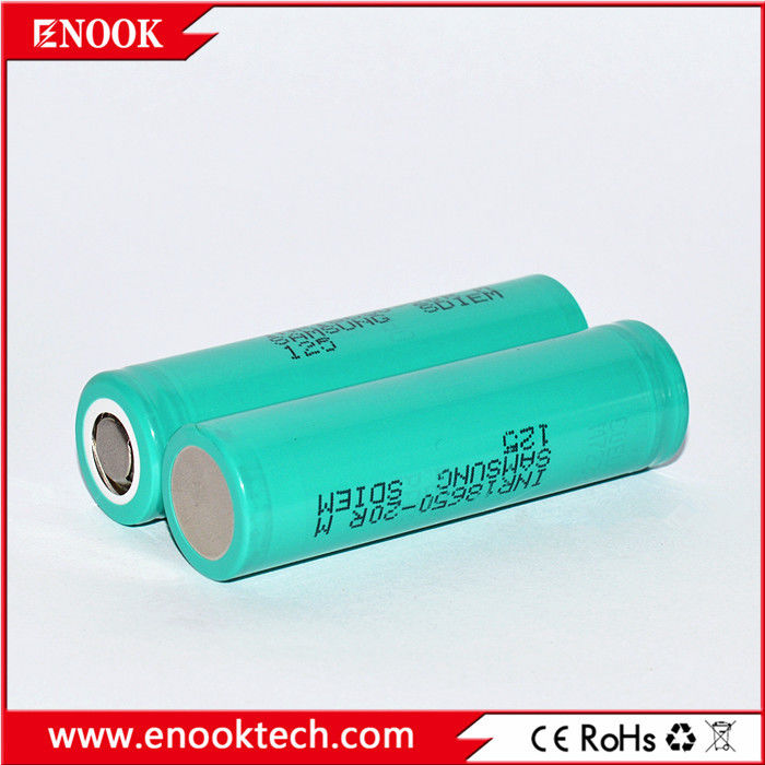 In stock 18650 samsung 20R 3.7v 2000mah 18650 Lithium Rechargeable Li-ion Battery For Battery Pack