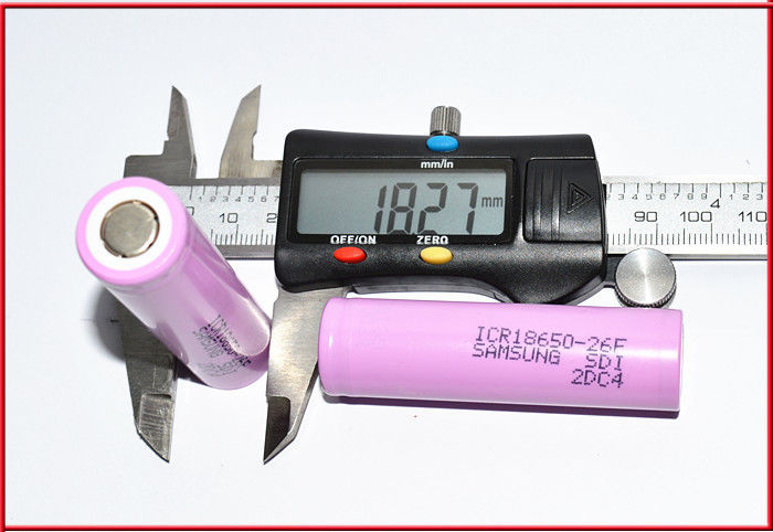 SAM ICR18650 26F 2600mAh 26JM 26J 26H 3.6V 18650 2600mAh lithium battery 510 thread battery