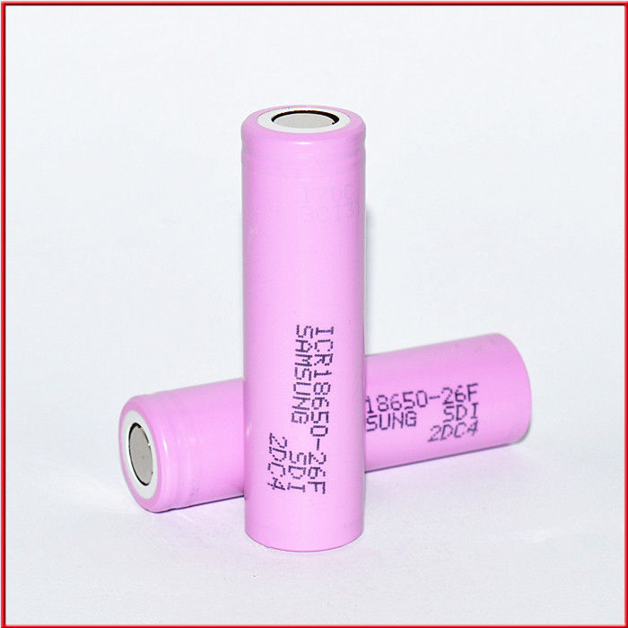 SAM ICR18650 26F 2600mAh 26JM 26J 26H 3.6V 18650 2600mAh lithium battery 510 thread battery