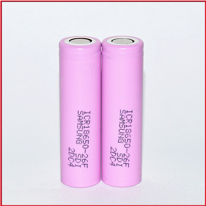 SAM ICR18650 26F 2600mAh 26JM 26J 26H 3.6V 18650 2600mAh lithium battery 510 thread battery