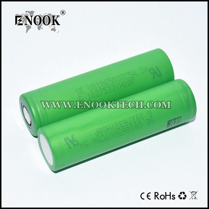 Specifications of Vtc5 battery 2600mAh wholesale in ion rechargeable battery 3.7V 18650 battery