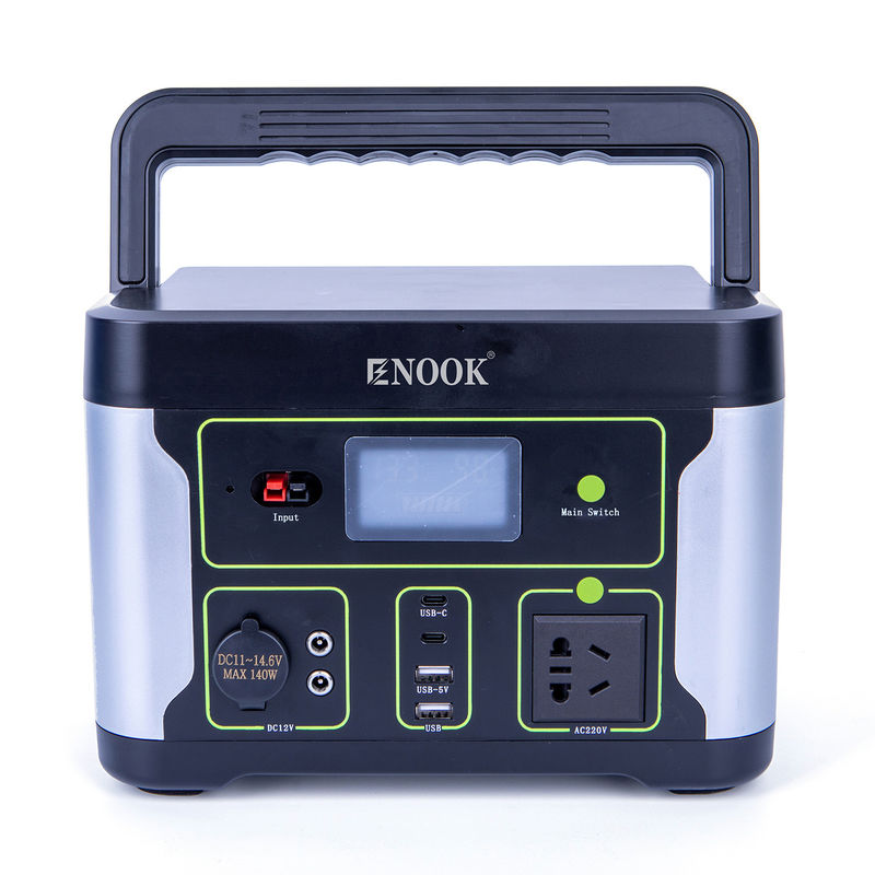 LiFePO4 Lithium Ion Battery With UPS And Support Solar Panel Charging Portable Power Station