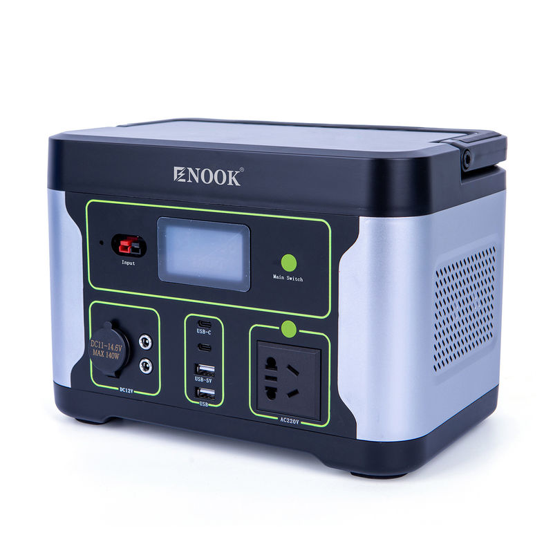 LiFePO4 Lithium Ion Battery With UPS And Support Solar Panel Charging Portable Power Station
