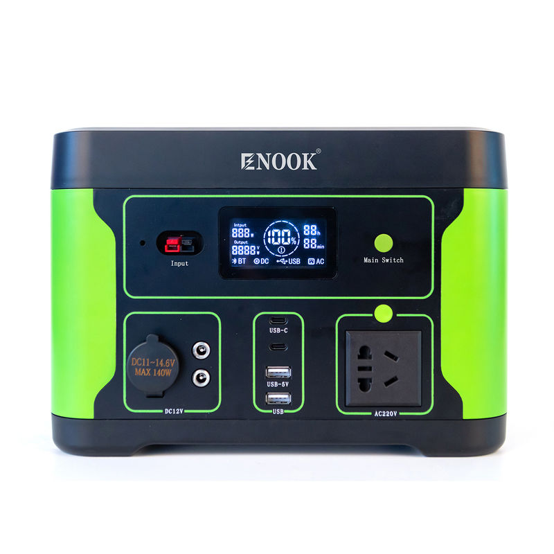 Outdoor Energy Storage Power Station 500W Portable Solar Generator For Camping