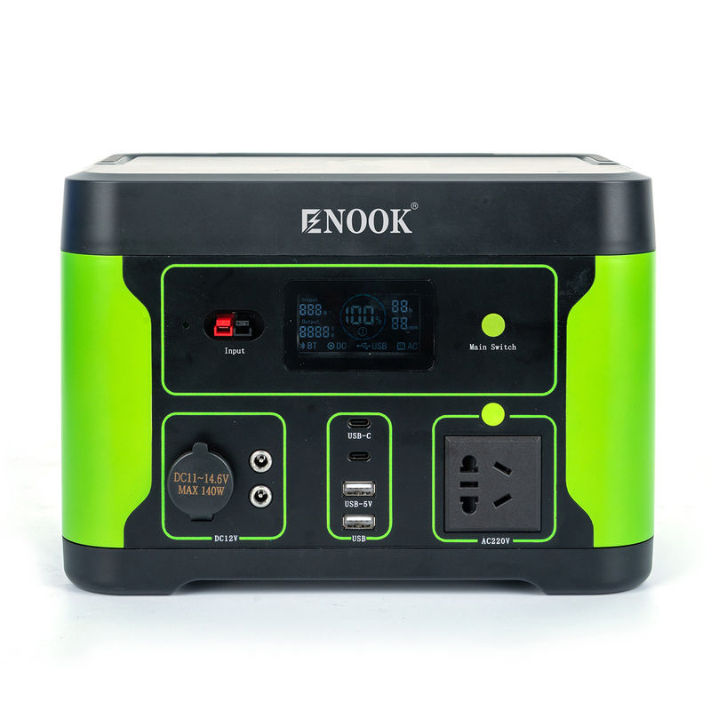 Outdoor Energy Storage Power Station 500W Portable Solar Generator For Camping