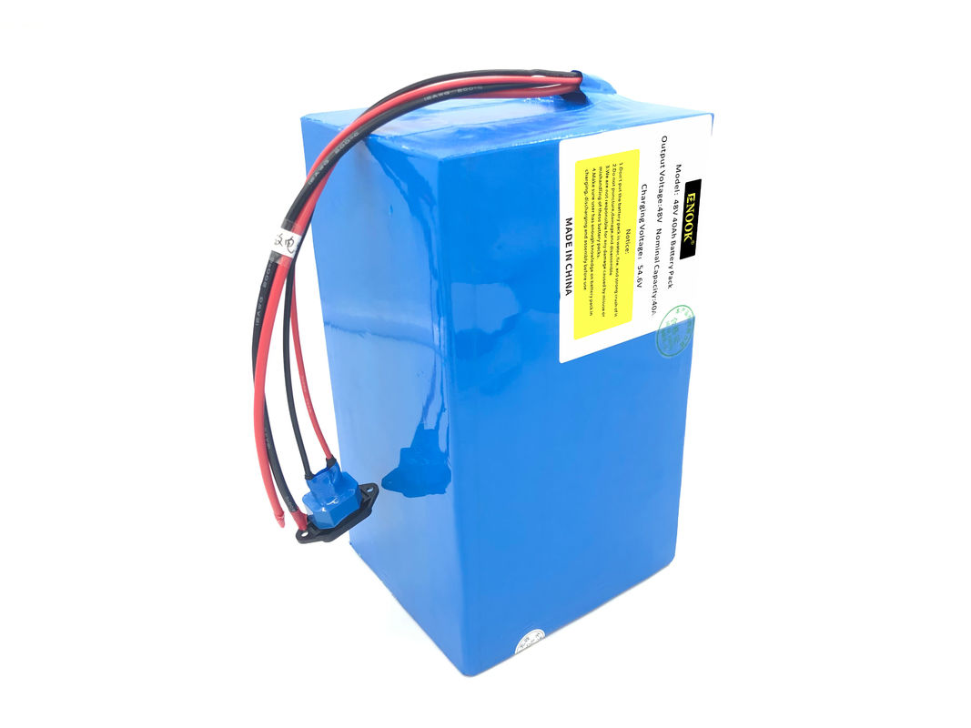 Enook Blue Type 48v 40ah Lithium Ion Battery For E Bike Customized