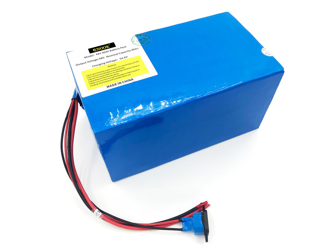 Enook Blue Type 48v 40ah Lithium Ion Battery For E Bike Customized