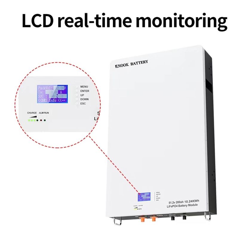 51.2V Home Energy Storage Battery LFP LiFePO4 Solar Battery For Hybrid Inverter