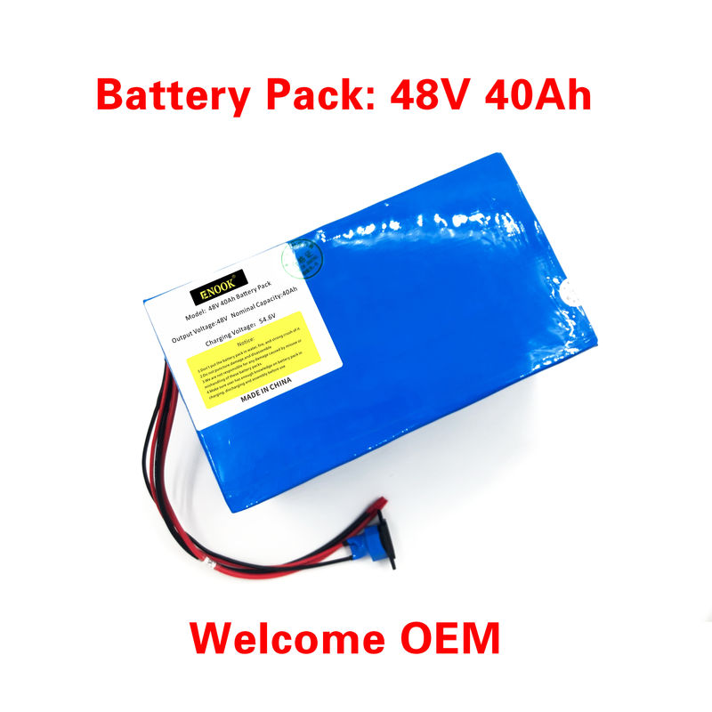 Blue Type 48V 40ah E Scooter Lithium Ion Battery Customized For Electric Vehicles