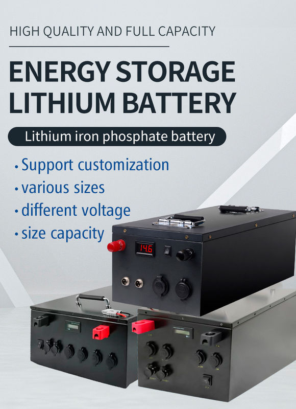 Black 51.2V 200Ah LiFePo4 Lithium ion Golf Cart Battery 10KW Server Rack Battery
