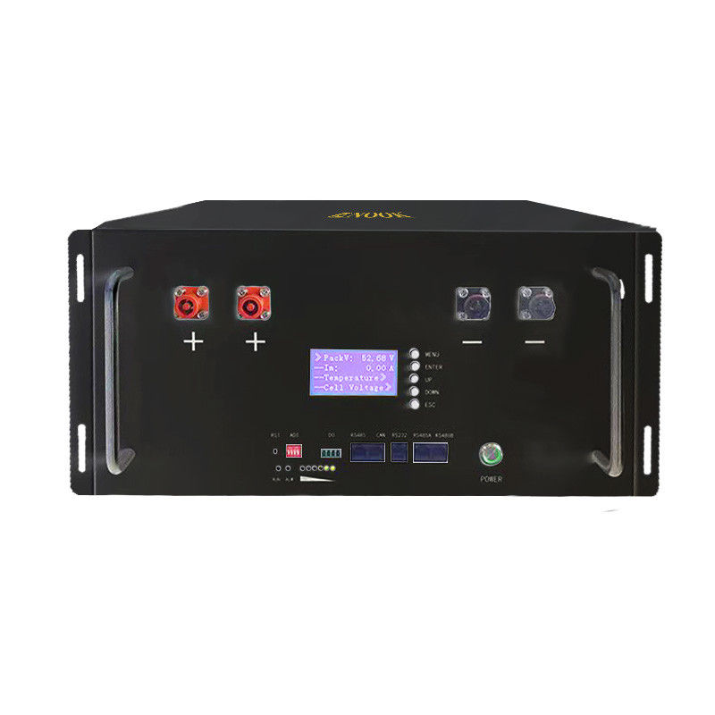 Smart BMS LiFePO4 10kwh 48V 200Ah Solar Lithium Ion Server Rack Mounted Battery Pack For Solar System