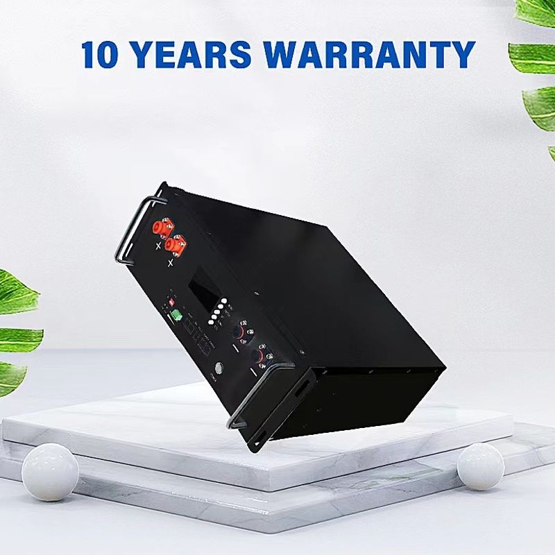 Smart BMS LiFePO4 10kwh 48V 200Ah Solar Lithium Ion Server Rack Mounted Battery Pack For Solar System