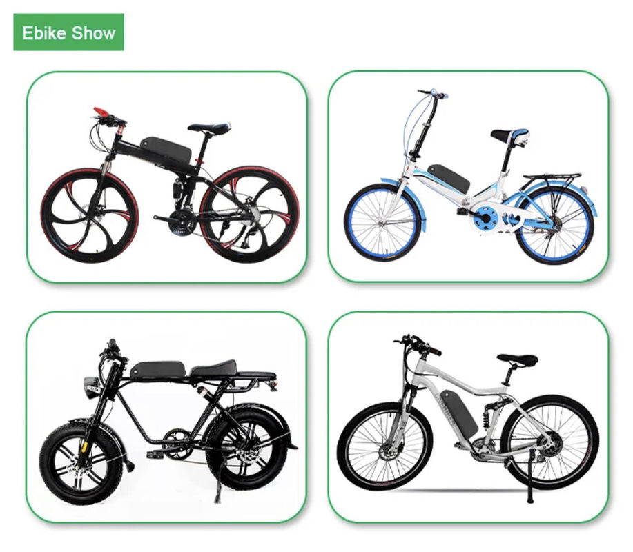 10ah 13ah 15ah 20ah 25ah 1000w 36v 48v 24v Lithium Hailong Ion Bafang electric e bike Bicycle Pack Black Lithium Battery