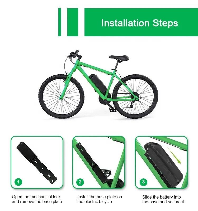 Hot sale e bike 36V 48V/15Ah 18Ah 20Ah battery lithium ion ebike conversion kits with battery 48V hailong