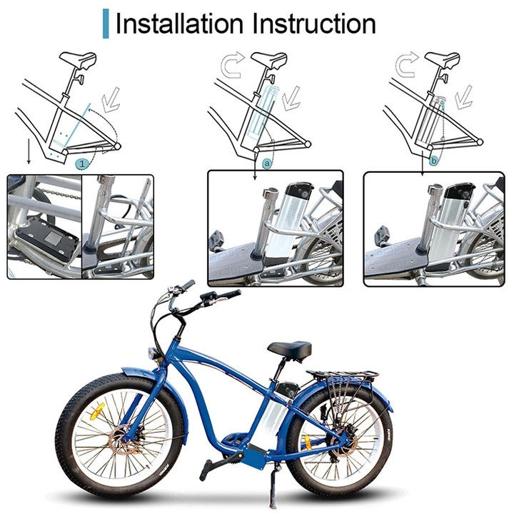 E Bike Silver Fish Lithium Battery Pack Recommended For 23 ± 5°C Storage Temperature