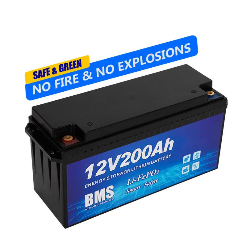 24V Energy Storage Battery 12V 48V 50Ah 100Ah 200Ah 300Ah 400Ah Lithium Iron LifePo4 Battery With BMS