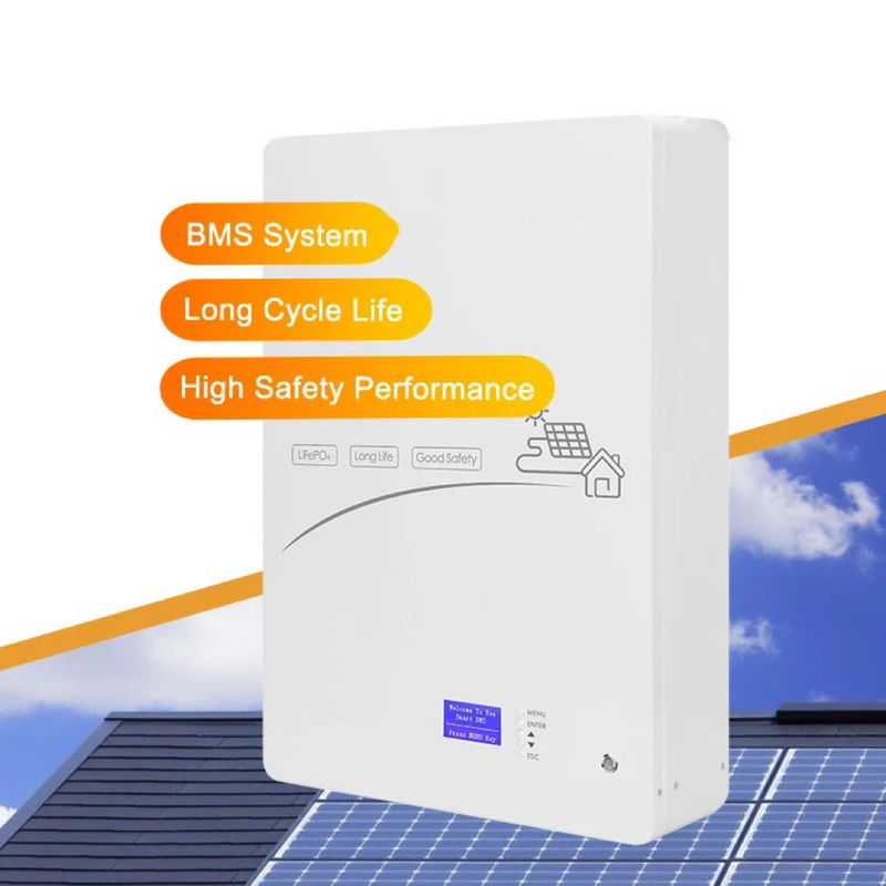 Enook Solar 5KWH 10KWH LifePO4 Lithium Battery 24V 48V Solar Energy 200Ah Power Wall Lifepo4 Pack