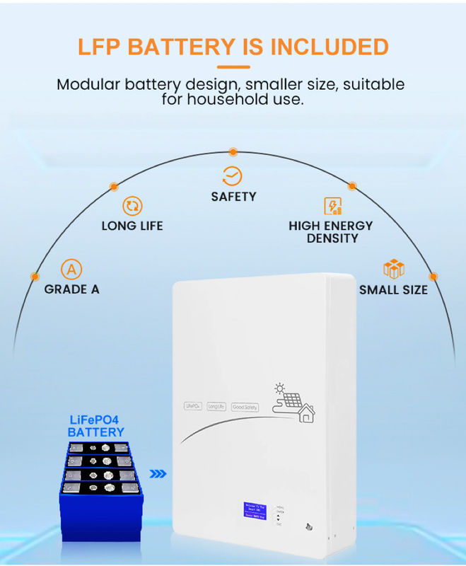CE/ROHS/UN38.3/MSDS/DGC Certified Solar Energy Storage System with 90% Discharge Rate