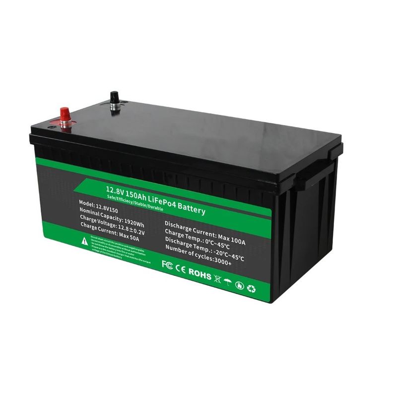 Lifepo4 Pack 12.8v 100ah 200ah 300ah Lithium Battery With Smart BMS For Power Backup