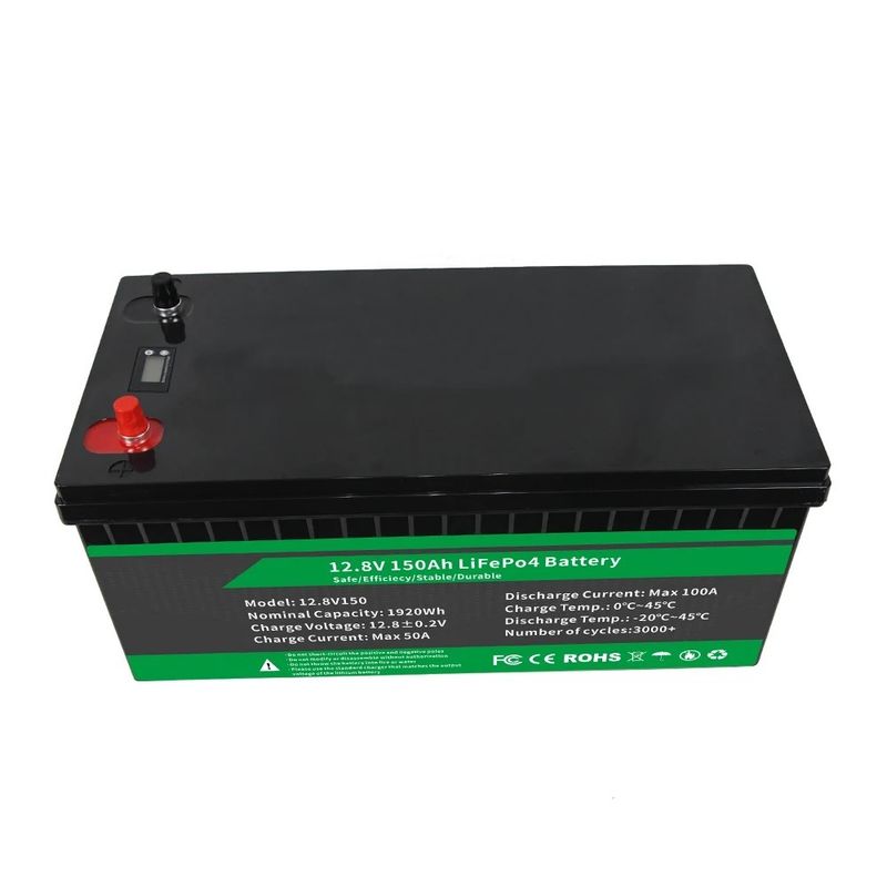Lifepo4 Pack 12.8v 100ah 200ah 300ah Lithium Battery With Smart BMS For Power Backup