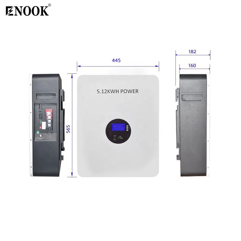 48v 51.2v 10 Kw 200ah Lithium Power Wall Lithium Solar Battery Powerwall Hybrid Solar Power System