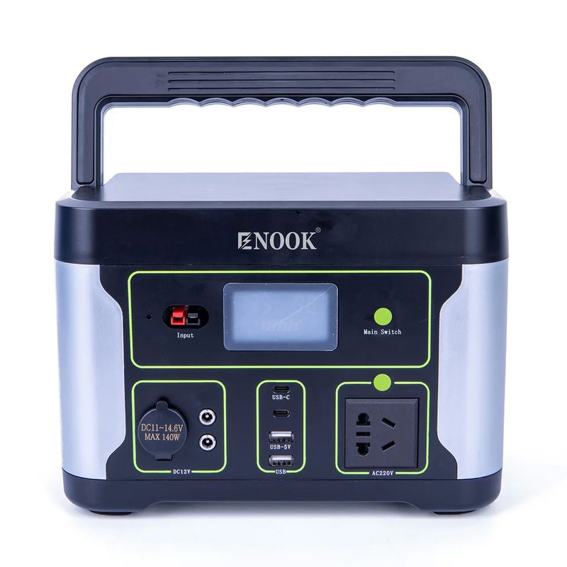 LA1000W Inverter Type 500W Portable Power Station With 100W Foldable Solar Panel