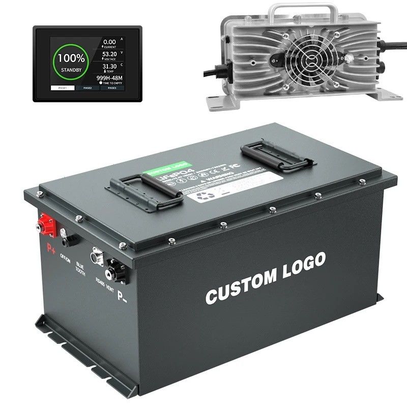 OEM/ODM Lifepo4 Battery Golf Cart Battery 24V 36V 48V 72V 50Ah 100Ah 200Ah with Smart BMS
