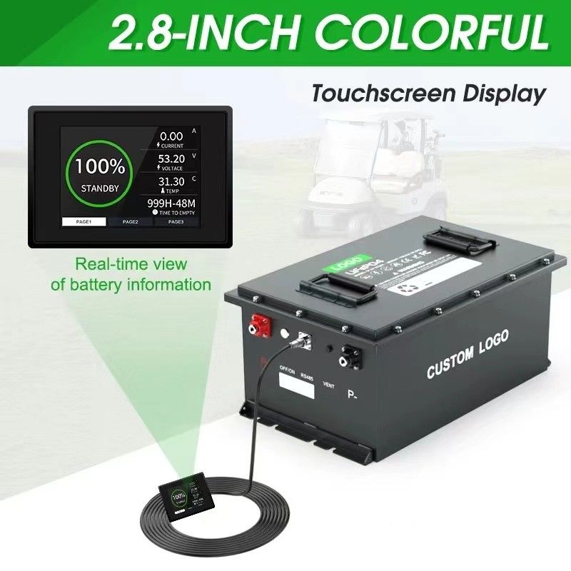 OEM/ODM Lifepo4 Battery Golf Cart Battery 24V 36V 48V 72V 50Ah 100Ah 200Ah with Smart BMS